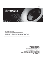 Yamaha NS-IC600/NS-IC800 Manual do usuário