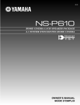 Yamaha NS-P610 Manual do usuário