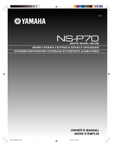 Yamaha NS-P70 Manual do proprietário