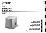 Yamaha NS-SW300 Manual do proprietário