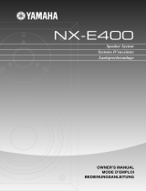 Yamaha RX-E400 Manual do proprietário