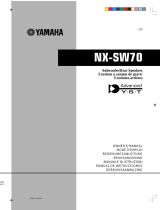 Yamaha NX-SW70 Manual do usuário