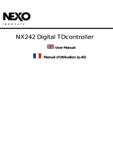 Nexo NX242 Manual do usuário
