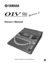 Yamaha O1v Manual do usuário