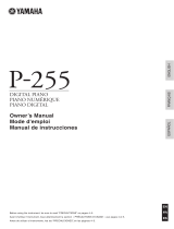 Yamaha P-255 Manual do usuário