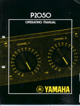 Yamaha P2050 Manual do proprietário