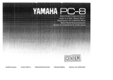 Yamaha PC-8 Manual do proprietário