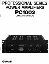 Yamaha PC1002 Manual do proprietário