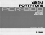 Yamaha PCR-800 Manual do proprietário
