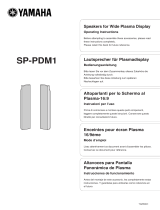 Yamaha SP-PDM1 Manual do proprietário
