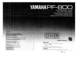 Yamaha PF-800 Manual do proprietário