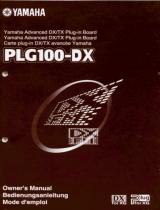 Yamaha PLG100-DX Manual do usuário