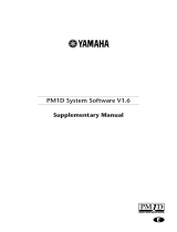 Yamaha PM1D Manual do usuário