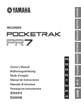 Yamaha POCKETRAK Manual do proprietário