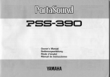 Yamaha PortaSound PSS-390 Manual do proprietário