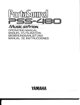Yamaha PortaSound PSS-480 Manual do proprietário