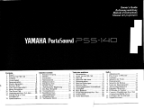 Yamaha PSS-140 Manual do proprietário