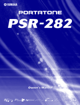 Yamaha Portatone PSR-282 Manual do usuário