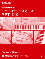 Yamaha PSR-E313 Manual do usuário