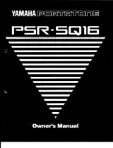 Yamaha PSR-SQ16 Manual do proprietário