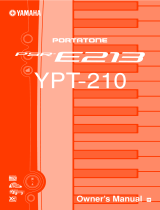 Yamaha Portatone YPT-210 Manual do proprietário