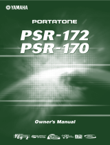 Yamaha PSR-170 Manual do usuário