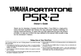Yamaha PSR-2 Manual do proprietário