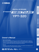 Yamaha PSR-E323 Manual do proprietário