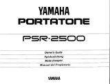 Yamaha PSR-2500 Manual do proprietário