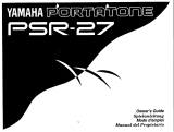 Yamaha PSR-27 Manual do proprietário