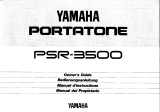 Yamaha Portatone PSR-3500 Manual do proprietário