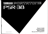 Yamaha PSR-38 Manual do proprietário