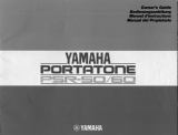 Yamaha PSR-60 Manual do proprietário