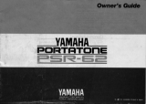Yamaha PSR-62 Manual do proprietário