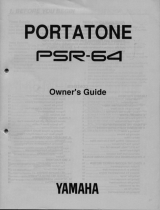 Yamaha PSR-64 Manual do proprietário
