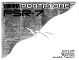 Yamaha Portatone PSR-7 Manual do proprietário
