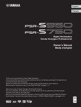 Yamaha PSR-S750 Manual do proprietário