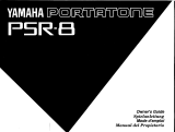Yamaha PSR-8 Manual do proprietário