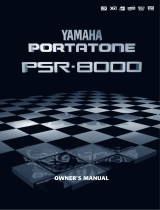 Yamaha PSR-8000 Manual do usuário