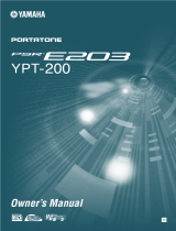 Yamaha PSR-E203 Manual do usuário