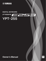 Yamaha PSR-E253 Manual do usuário