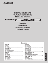 Yamaha PSR-E443 Manual do proprietário