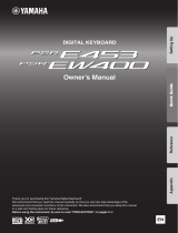 Yamaha PSR-EW400 Manual do usuário