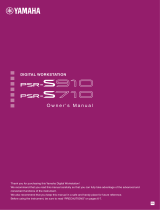 Yamaha PSR-S710 Manual do proprietário