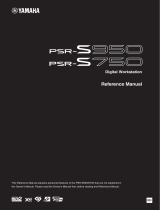 Yamaha S750 Manual do usuário