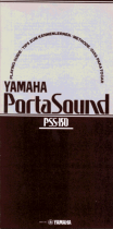 Yamaha PSS-150 Manual do proprietário
