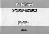 Yamaha PSS-290 Manual do usuário