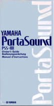 Yamaha PSS-401 Manual do proprietário