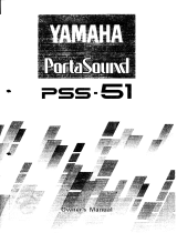 Yamaha PSS-51 Manual do proprietário