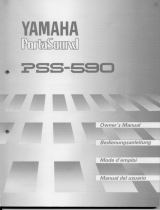 Yamaha PSS-590 Manual do proprietário